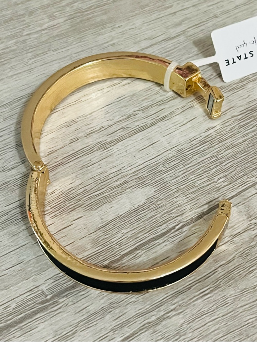 Altar’d State H Bangle Bracelet in Black NWT - Picture 3 of 4